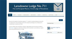 Desktop Screenshot of lansdowne711.com